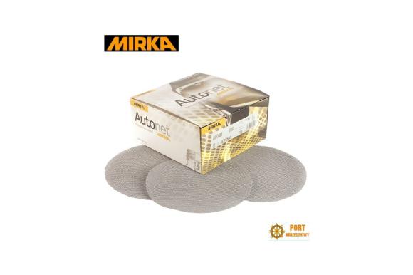 Krďż˝ďż˝ek siatkowy ďż˝cierny Mirka Autonet fi 150 gr. P800 siatka  - 1 szt.