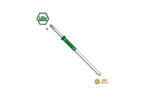 Trzon wymienny TORX® do wkrętaków dynamometrycznych z rękojeścią podłużną T5 x 175 mm, 0,4 Nm Wiha (26158) 