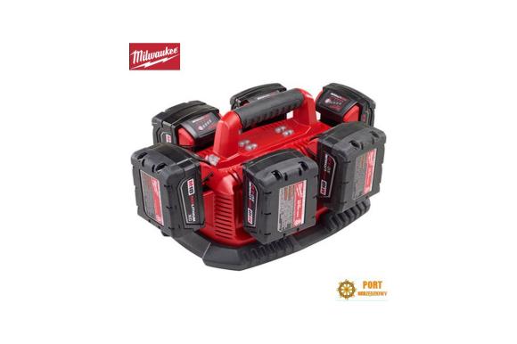 Milwaukee M1418C6 Multi napięciowa ładowarka do ładowania 6 akumulatorów ( 4932430086 ) -C