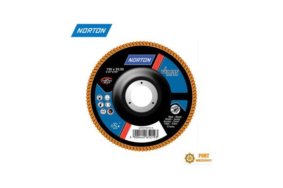 Lamelka ściernica listkowa wypukła Norton Vulcan R822  fi 115mm gr. P80 ( 63642589263 ) - 10szt.