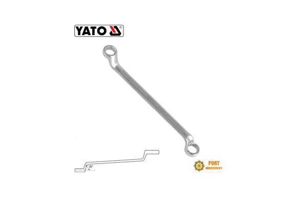 Klucz oczkowy odgięty 14x15mm Yato DIN 838 ( YT-0387 ) -C