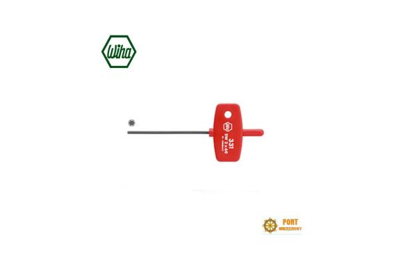 Klucz trzpieniowy z rękojeścią w kształcie klucza sześciokątny czerniony chemicznie 2 x 60 mm Wiha (00895)