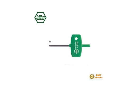 Klucz trzpieniowy z rękojeścią w kształcie klucza TORX czerniony chemicznie T9 x 40 mm Wiha (01353)