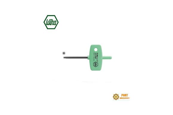 Klucz trzpieniowy z rękojeścią w kształcie klucza TORX PLUS czerniony chemicznie 8IP x 40 mm Wiha (26184)