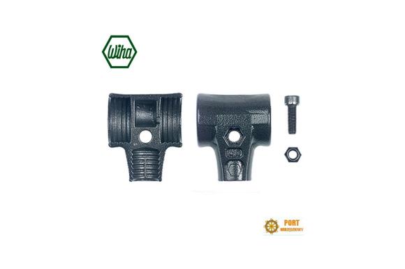 Obudowa młotka zestaw ze śrubą i nakrętką zabezpieczającą do młotka z miękkim obuchem Safety 60 mm Wiha (26671)