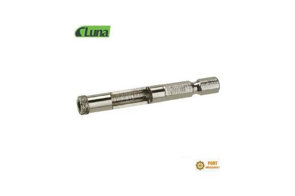 Koronka diamentowa fi 20mm chwyt bit 1/4 do płytek gresu do pracy na mokro Luna ( 203710702 ) -C