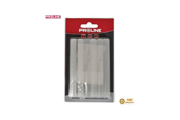 Klej termotopliwy bezbarwny w laskach średnica 8mm długość 100mm 12szt Proline ( 42904 ) -C