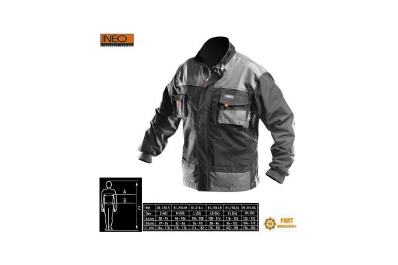 Bluza robocza rozmiar S/42 267g/m2 NEO ( 81-210-S ) -C