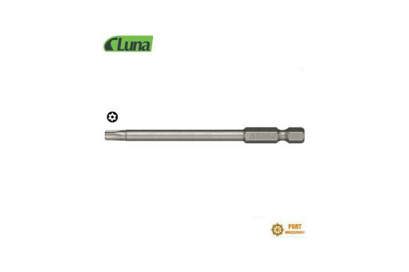 Bit długi TORX gwiazdka T25 x 70mm z otworem Luna ( 212280408 ) -C