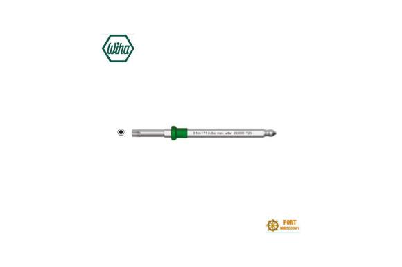 Trzon wymienny TORX do wkrętaków dynamometrycznych z rękojeścią w kształcie klucza T15 x 75 mm, 5,5 Nm Wiha (38811)