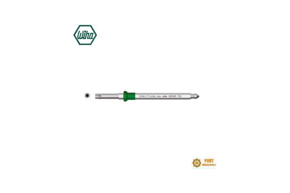 Trzon wymienny TORX® do wkrętaków dynamometrycznych z rękojeścią w kształcie klucza T20 x 75 mm, 8,0 Nm Wiha (38812)