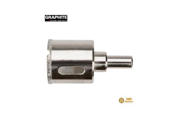 Koronka diamentowa wiertło otwornica fi 50mm dł. robocza 30mm do gresu  Graphite ( 57H293 ) -C