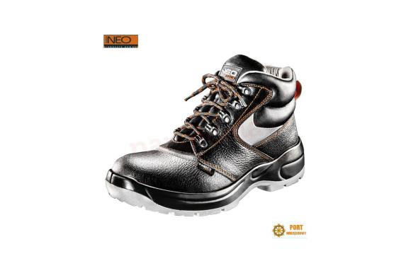Buty trzewiki robocze skórzane ze stalowym noskiem rozmiar 41 NEO ( 82-022 ) -C