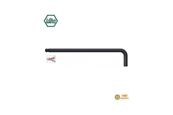 Klucze trzpieniowe sześciokątny z główką kulistą, oksydowany chemicznie 2,0 10 szt. Wiha (03868)