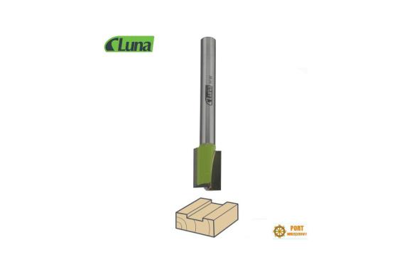 Frez prosty z ostrzem wiercącym do drewna fi 10mm średnica trzpienia 12mm długość całkowita 90mm Luna ( 210010302 ) -C