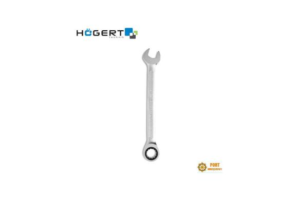 Klucz płasko-oczkowy 22mm z grzechotką Hoegert ( HT1R022 ) -C