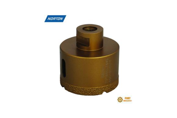 Koronka otwornica diamentowa fi 45mm chwyt M14 do płytek gresu Norton ( 70184647448 ) -C