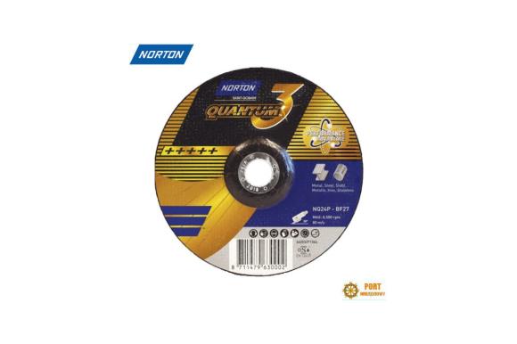 Tarcza do cięcia Norton Quantum 3 ceramika Metal Inox  125 x 1,3 x 22mm płaska ( 66253371351 ) - 25szt.