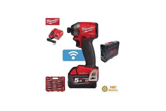MILWAUKEE M18ONEID2-502X FUEL™ ONE-KEY™ ZAKRĘTARKA UDAROWA 1/4 HEX 18V 5,0Ah + GRATIS ZESTAW WKRĘTAKÓW MILWAUKEE TRI-LOBE SCREWDRIVER 12 ELEMENTÓW (4933464091)