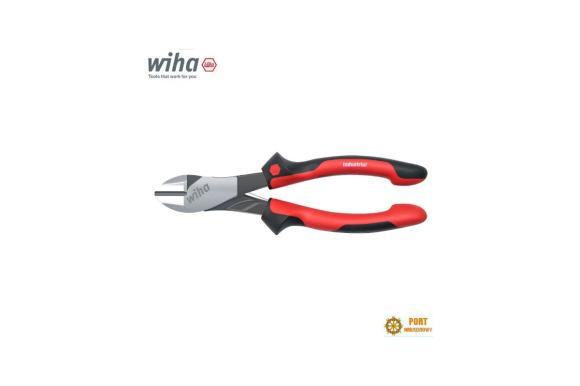 Szczypce do cięcia bocznego wzmocnione Industrial z DynamicJoint ze sprężyną rozwierającą z możliwością włączania i wyłączania 160 mm Wiha (40919)