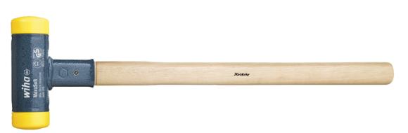 Młotek z miękkim obuchem bezodrzutowy z trzonem z drewna hikory 40mm Wiha (02095)