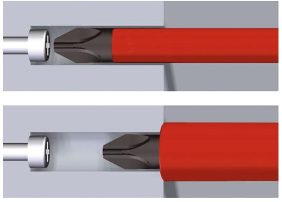 Bit slimBit electric PlusMinus/Phillips SL/PH2 x 75 mm Wiha (34588)