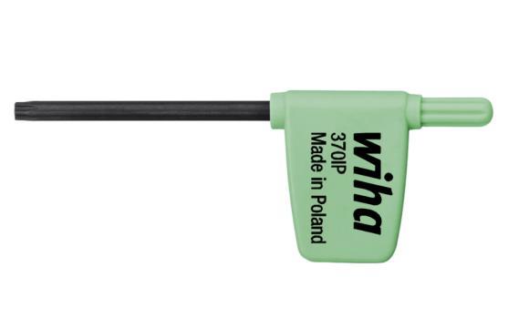 Klucz trzpieniowy z rękojeścią w kształcie chorągiewki TORX PLUS® czerniony chemicznie 10IP x 40 mm Wiha (27619)