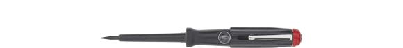 Próbnik napięcia 150-250 V płaski czarny, z klipsem do przypinania 3,0 mm x 60 mm Wiha (00456)