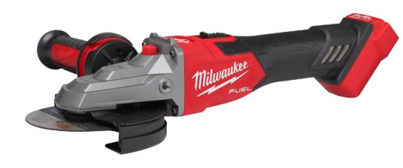 Szlifierka kątowa 125 mm z płaską głowicą z hamulcem i włącznikiem suwakowym Milwaukee M18 FSAGF125XB-0X (4933478438)