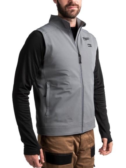 Kamizelka podgrzewana M12HVGREY1-0 szara rozmiar M Milwaukee (4932480101)