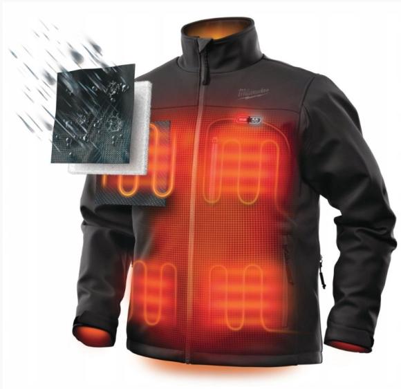 Kurtka podgrzewana czarna M12 HJBL4-0 rozm. XXL Milwaukee (4933464326)