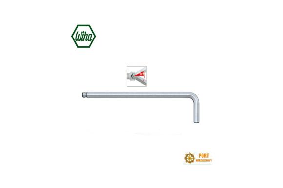 Klucz sześciokątny z główką kulistą chromowany matowo 2,0 mm Wiha (01393/1)
