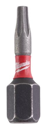 Bit udarowy TORX z otworem TX BO 10 25mm op 2szt. Milwaukee