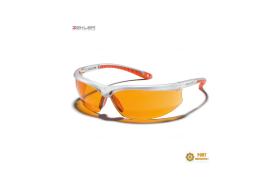 Okulary ochronne pomarańczowe poliwęglanowe miękki nosek Zekler 45 ( 380600486 ) C