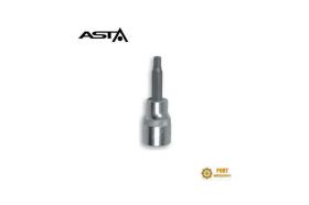 Nasadka trzpieniowa HEX 4mm długość 62mm napęd 1/2" Asta ( 720404 ) C