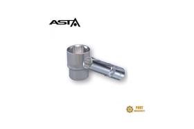Nasadka długa rozmiar 17mm napęd 1/2" sześciokątna Asta ( 544617 ) C