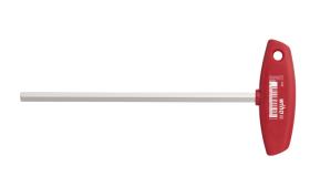 Klucz trzpieniowy z rękojeścią T sześciokątny niklowany na wysoki połysk 2,5 x 200 mm Wiha (00907)