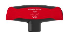 Wkrętak dynamometryczny z rękojeścią T TorqueFix Tplus z ustawionym na stałe momentem dokręcania 14 Nm, 6 mm Wiha (29232)