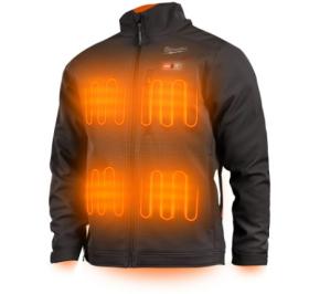 Kurtka podgrzewana czarna M12 HJBL50 rozm. L Milwaukee (4933478969)