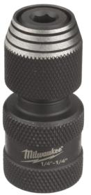 Adapter Shaw 1/4" SQ  1/4" HEX Milwaukee